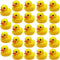 umbresen Yellow Rubber Ducks Bath Toys for Preschool, 24pcs Mini Duckies Gift for Baby Shower, Pool Float, Party Favors