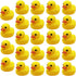 umbresen Yellow Rubber Ducks Bath Toys for Preschool, 24pcs Mini Duckies Gift for Baby Shower, Pool Float, Party Favors