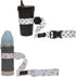 Sippy Cup Straps for Baby Bottle, 2 Pack Toy Leash for Stroller High Chair Strap, Hearts/Rainbow Design