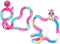 TANGLE Jr. Pets(2-Pack) - UBA The Unicorn and Linky The Flamingo -