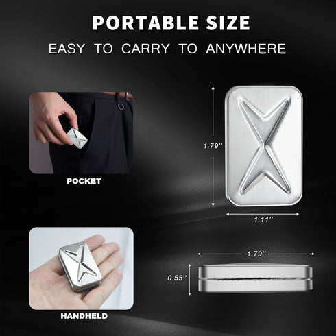 2.0) Mountain Fidget Slider, Trackless Design for Fancy Tricks, EDC Fidget Toys Adults Stress Relief Toy for Keep Focus