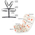 5 1 Set Star Baby High Chair Seat Cushion Liner Pad Cover Mat and Point Harness Straps