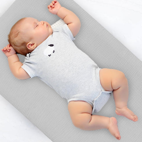 Cotton Yarn Bedspread Cover for Jool Changing Pad - Washable & Removable