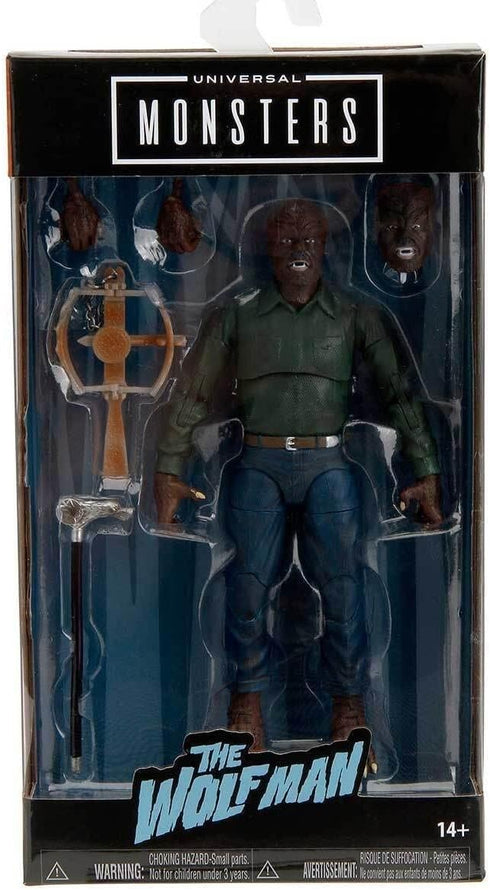 Jada Toys Universal Monsters 6" The Wolfman Action Figure, Toys for Kids and Adults