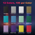 1200 Pack (12 Card Sleeves, Matte Dual Trading Card Sleeves with Opaque Back & Smooth Shuffle, Tear Resistant Card