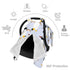 Zhbvncp Cute Penguins Baby Car Seat Cover & Breastfeeding Nursing Cover - Breathable Stretch Fabric Multi-Use Nursing