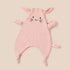 Lovely Muslin Security Blanket 2 Pcs Baby Comforter, Soft Breathable Soothing Towel Gift for Baby Shower, 40cm x 27cm