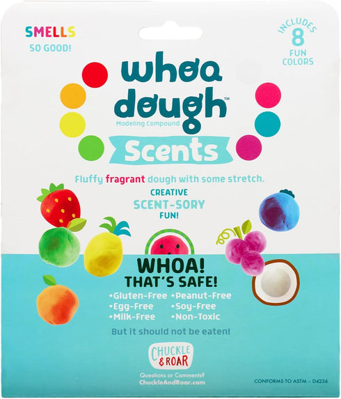 8 3 Chuckle & Roar - Whoa Dough Scents - Tactile Kids Dough - Fun Arts and Crafts Time for Preschoolers - Safe Formula