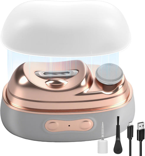 Electric Nail Trimmer: 3-in-1 Clipper, File & Polisher with Quiet 25dB Motor,