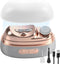 Electric Nail Trimmer: 3-in-1 Clipper, File & Polisher with Quiet 25dB Motor,