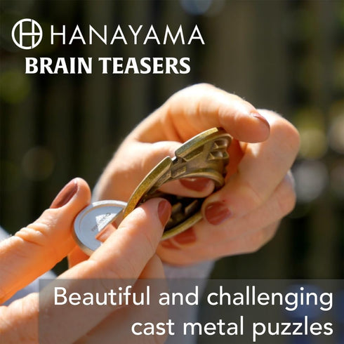 BePuzzled Dot Hanayama Metal Brainteaser Puzzle, Mensa Rated Level 2 for Ages 12 and Up