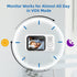 TakTark Baby Monitor with 3.2'' Color LCD Screen, 2 Way Audio, Night Vision, and Room Temperature Display