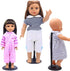 ZITA ELEMENT 2 Pcs Adjustable Doll Stand Holders Base for 14 Inch - 18 Inch Doll Accessories – Black.