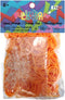Rainbow Loom Neon Orange Latex Free Rubber Band Refill + C-clips