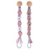 Pacifier Clip for Boys Girls Floral Daisy Macrame Baby Paci Clip Pacifier
