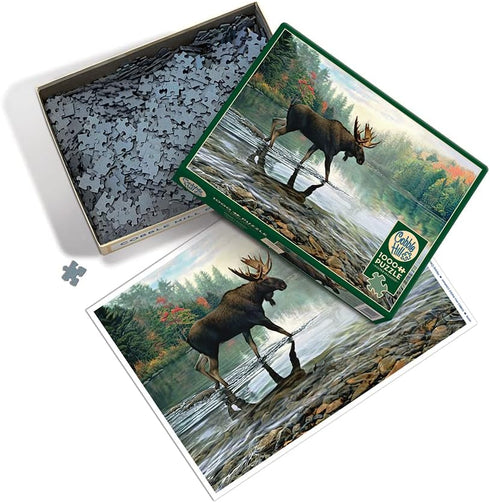 Cobble Hill 1000 Piece Puzzle - Moose Crossing - Sample Poster Included
