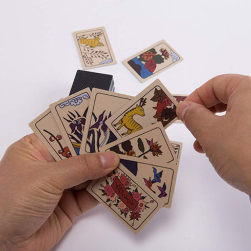 Korean Flower Card Game Hwatu, Hand-Drawn Illustration, Good for Gift