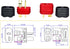 10 Pairs Amass T-Plug Connector, Anti-Slip Male and Female Adapters with Caps for RC LiPo Battery Motor ESC