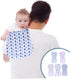 CHICAMPERA 5pcs Unisex Cotton Burp Cloths Absorbent Soft Durable Newborn Feeding Rags for Boys and Girls Gentle Skin