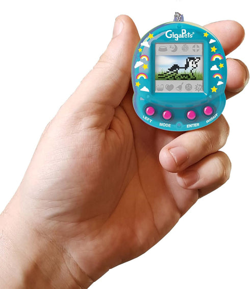 Giga Pets Angelic Unicorn Digital Pet Interactive Toy - Upgraded Collector’s Edition with 100+ Animations
