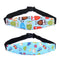 2 Pcs Cute Cartoon Adjustable Sleep Positioner for Infants, Baby Head Support for Stroller and Car Safety Seat