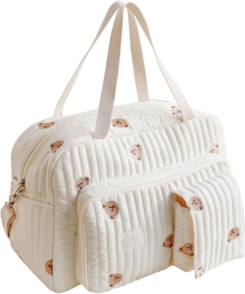 KMGDM Multifunctional Storage Bag Wear Resistant Diaper Organiser Case with Lovely Cartoon Pattern