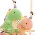 Stuffed Animal Plush Toys, Cute Dinosaur Toy, Soft Dino Plushies for Kids, 13.8 Inch Green Plush Doll