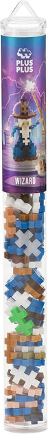 PLUS PLUS Wizard - 70 Piece Tube Construction Building STEM/STEAM Toy, Interlocking Mini Puzzle Blocks for Kids