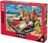 Anatolian Puzzle - Cats on The Beach, 260 Pieces Jigsaw Puzzle, #3322, Brown/a