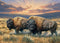 Cobble Hill 1000 Piece Puzzle - Dusty Plains with Sample Poster Included