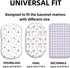 FIGEPO 4 Pack Butterfly Baby Crib Sheets for Baby Girls Purple Crib Fitted Sheets for Standard Size Crib and Toddler