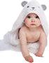 HIPHOP PANDA Hooded Towel - Rayon Made from Bamboo, Bath Towel with