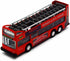 Chicago Sightseeing Double Decker Bus Open Top, Red 2168CG - 6 Inch Scale Diecast Model Replica