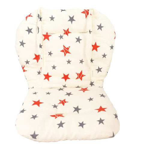 Twoworld Baby High Chair Seat Cushion Liner Mat Pad Cover, Breathable Star Design
