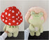 XSHYE 10" Frog Plush Cute Frog Mushroom Hat Stuffed Animals Kawaii Plush Toys Throw Pillow Home Room Decor Aesthetic