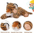 20" Set Mommy 3 4PCs MaoGoLan Tiger Stuffed Animals - Giant Stuffed Tiger with Babies Plush Toy Birthday Gift for Kids