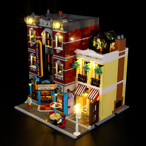 Kyglaring LED Lighting Kit for Lego Jazz Club 10312 Model Building Kit - Classic Version (No Lego Set Included)
