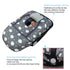 Winter Carseat Cover, Baby Car Seat Covers for Infant, Thick Padded, Grey Cloud, Canopy with Zipper Open