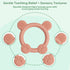 3 Pack 0-24 Meartchy Baby Teether, Bear-Shaped Silicone Teething Toys for Infants Months, BPA-Free Chew Toys to Soothe