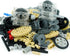 Technical-Pieces-Parts Set, Gears Wheels-and-Axle Pin Connector Pin Rack Steering Wheel Differential, MOC Building