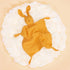 Cream Bunny Organic Cotton Security Blanket for Baby Boys and Girls, Soft Muslin Cotton Loveys