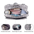 Multipurpose Waterproof Baby Diaper Bag - Stroller Organizer (Arrow Design)