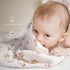 Momcozy 4-Pack 47"x47", Muslin Swaddle Blankets, Breathable and Skin-Friendly Receiving Blankets, Best Wishes Swaddle