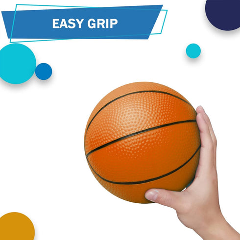5" Mini Basketball for Mini Basketball Hoop, Beach Sand Basketball for Kids Adults, 3PCS Replacement Balls