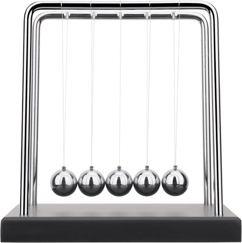 Newtons Cradle Balance Balls, Science Physics Gadget Desktop Decoration Kinetic Motion Toy