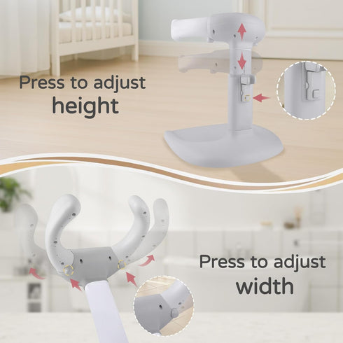 EC-Gaze 836 Baby Shower Stand Adjustable Baby Bath Stand & Toddler Shower Stand, Baby Shower Standing Support