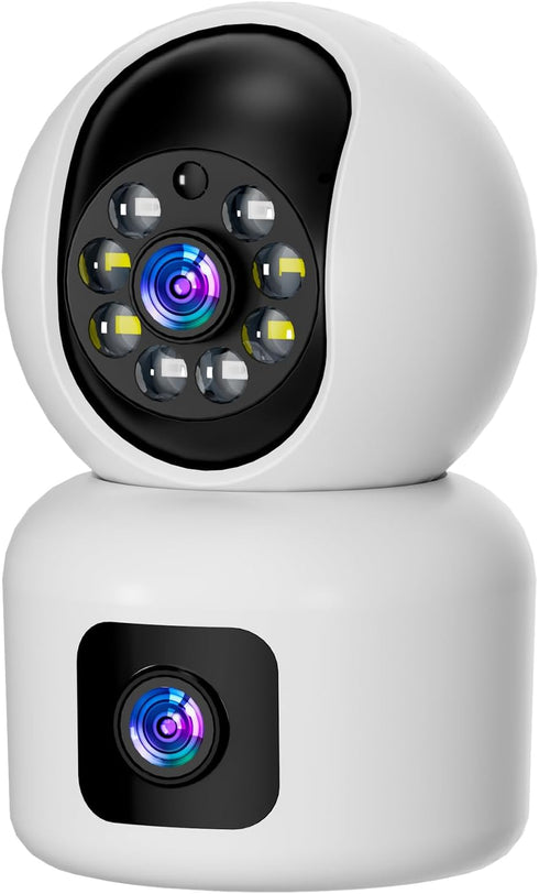 hawkray cams Hawkray 360 Dual Lens Smart Security Camera,2K HD Camera,Support 2.4G/5G,Dual-Band WiFi,Color Night