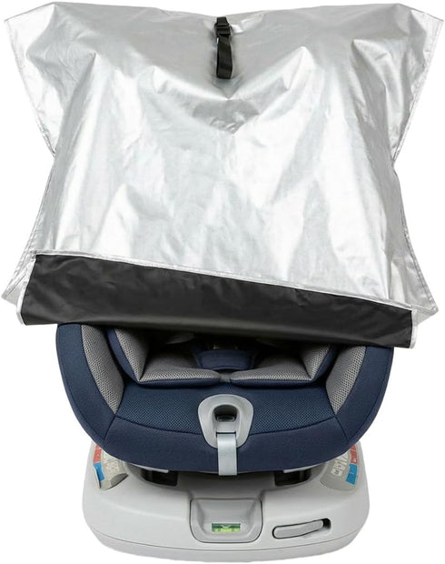 DUSCOKE Baby Car Seat Sun Shade Cover - UV Protection Heat Shield Cooler