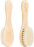 Nature Lotus Wood Baby Hair Bush and Comb Set, Soft Goat Bristle & Pear Wood Comb for Newborns & Toddlers