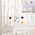 TuiVeSafu Baby Musical Crib Mobile with Hanging Rotating Toys,Infant Bed Decoration for Newborn Boys and Girls